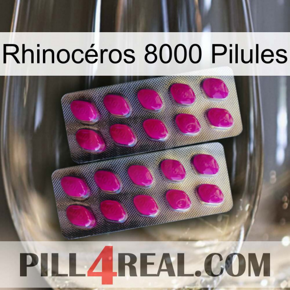 Rhinocéros 8000 Pilules 10